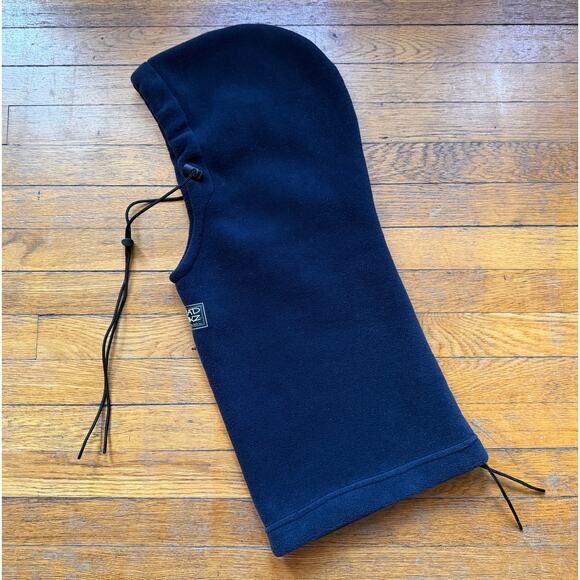 HEAD SOKZ by Gotta Go Inc. Navy Polartec Fleece Hood sz OS - Picture 6 of 10